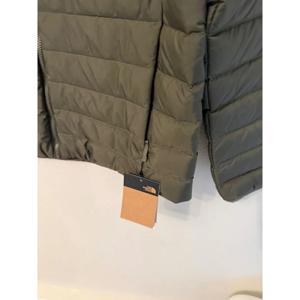 The North Face Minoqua Down Jacket New Taupe Green Puffer NF0A55XGGND-L Mens L